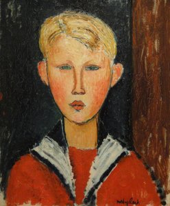 Modrooký chlapec od Amedeo Modigliani
